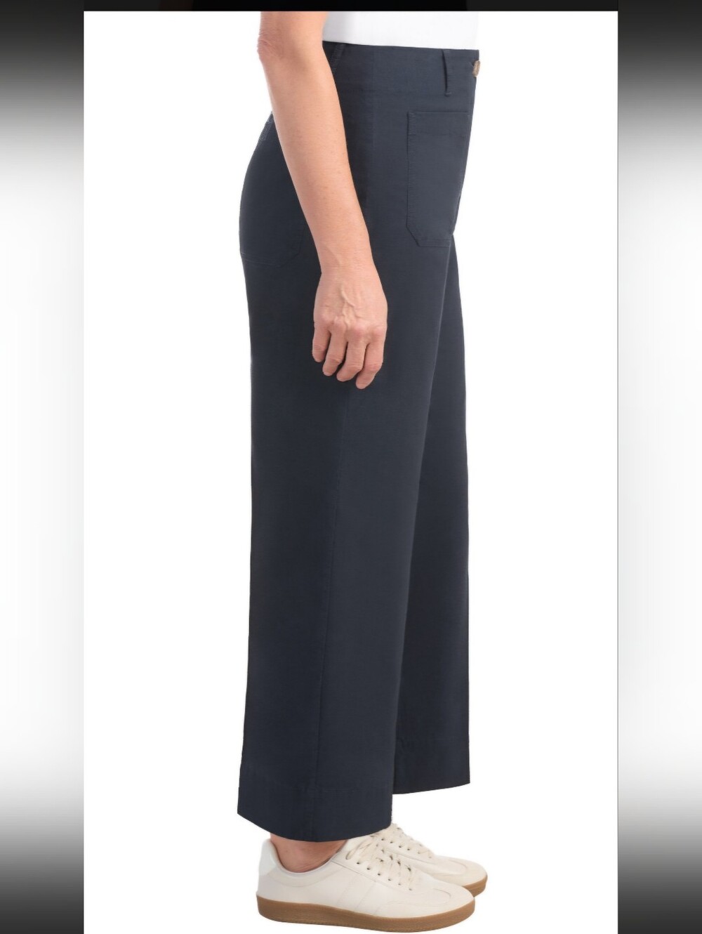 NEW! Hilary Radley Navy Wide Leg Pant Multiple Sizes - Picture 2 of 13